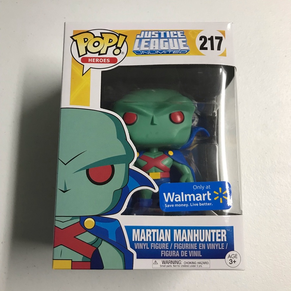 Justice League Unlimited Martian Manhunter Funkopop #217 F